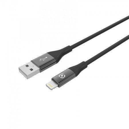 Celly USB - lightning kabl u crnoj boji ( USBLIGHTCOLORBK )