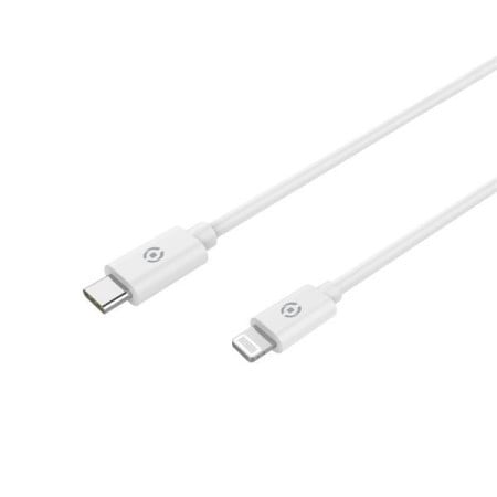 Celly USB - lightning type-C kabl u beloj boji ( USBLIGHTTYPECWH )