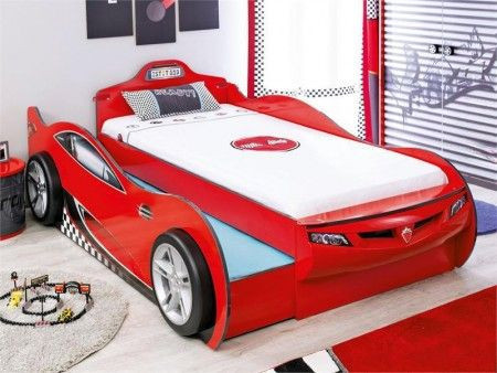 Cilek Coupe auto krevet (sa fiokom) crveni 90x190 & 90x180 cm ( 20.03.1306.00 )