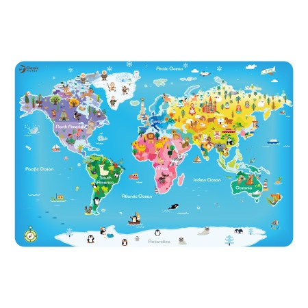 Classic World Drvena slagalica Mapa sveta ( SW12242 )
