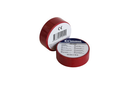 Commel izolir traka 0,13mm x 19mm x 10m, crvena ( c365-654 )