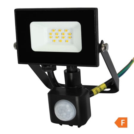 Commel led reflektor senzor 10w 4000k, 800lm 30kh, crni ( c307-219 )