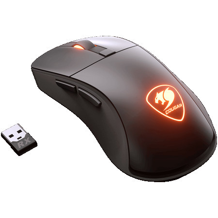Cougar Surpassion RX mouse wireless PMW3330 72000 dpi LED screen ( CGR-SURRX ) - Img 1