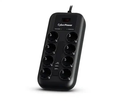 CyberPower P0820SUF0-DE 8xŠuko/2xUSB/1,8m Produžni kabl sa prenaponskom zaštitom