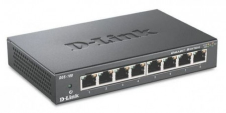 D-Link DGS-108/E Switch SOHO Gigabit ( 0431074 ) - Img 1