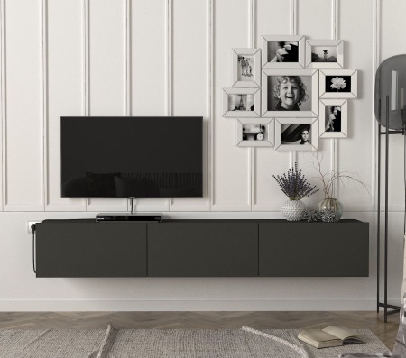 Damla zidna tv komoda antracit ( 0000448 )