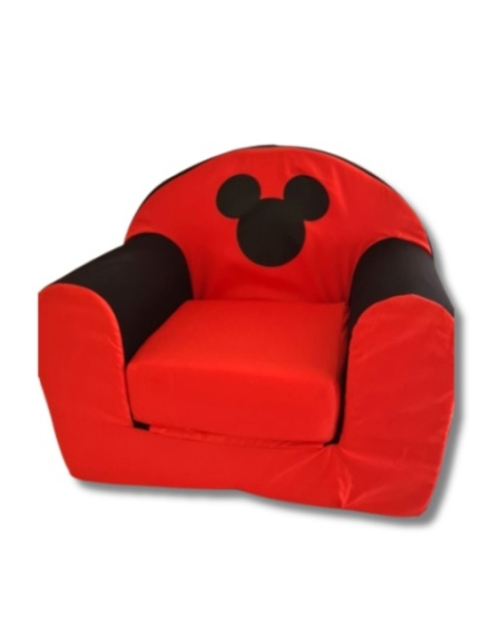 Dečija foteljica na razvlačenje Mickey - crvena
