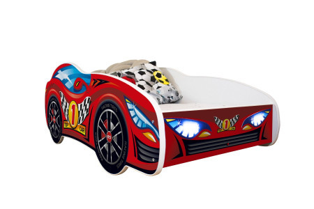 Dečiji krevet 160x80cm (trkacki auto) top car - LED ( 740014 )