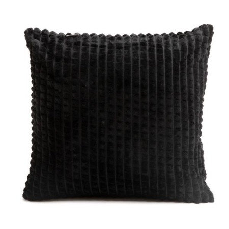 Dekordom dekorativna jastučnica gofer 45x45cm - black - hml ( 039122 )