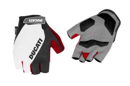 Ducati bike gloves - white-red - Img 1