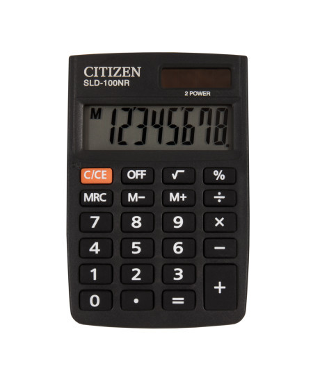 Džepni kalkulator SLD-100NR, 8 cifara Citizen ( 05DGC100 ) - Img 1