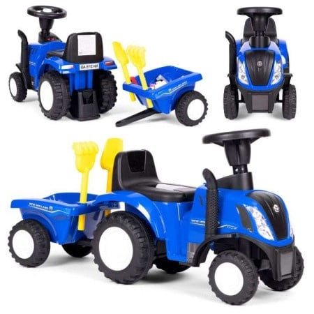 Ecotoys Traktor sa prikolicom blue ( 658T BLUE )