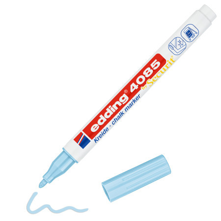 Edding marker za staklo chalk E-4085 1-2mm pastel plava ( 08M4085PE ) - Img 1