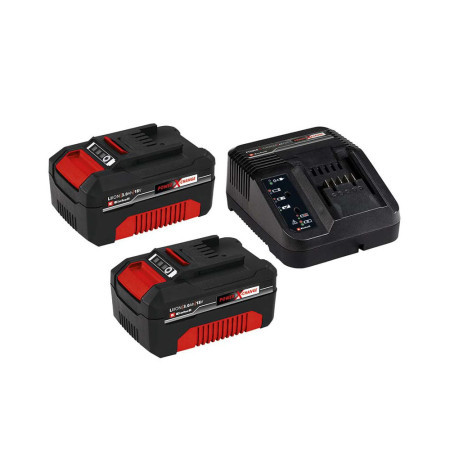 Einhell Power-X-Change 2x 3,0Ah & 30min PXC Kit, komplet punjač i dve baterije ( 4512098 )