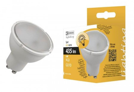 Emos led sijalica basic gu 10 nw 6w z75140 ( 1599 )