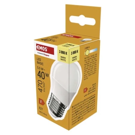 Emos zl6f22 Led sijalica basic mini globe 5,5w(40w) 470lm e27 ww ( 3461 )