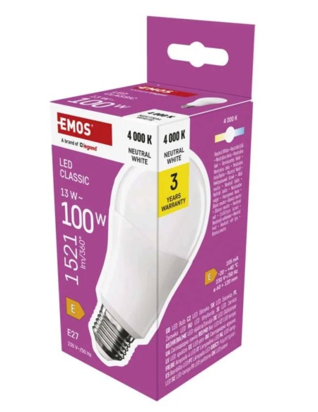 Emos zq5e63 Led sijalica classic a60 13w(100w) 1521lm e27 nw ( 3398 )