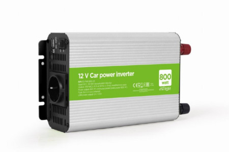 Energenie pretvarač napona EG-PWC800-01 12V-220V 800W/USB/auto priključak - Img 1