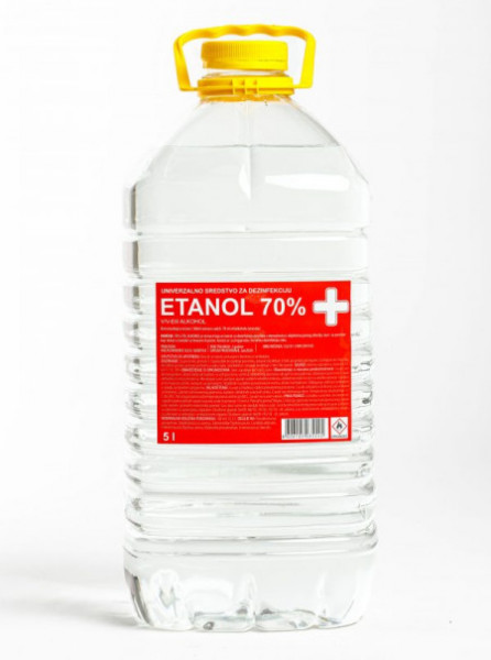 Etil alkohol 70% 5l ( 1160012345 ) - Img 1
