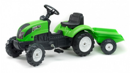 Falk Garden Master Traktor na pedale sa prikolicom 2057J - Zeleni - Img 1