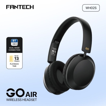 Fantech wh05 bluetooth slušalice go vibe crne