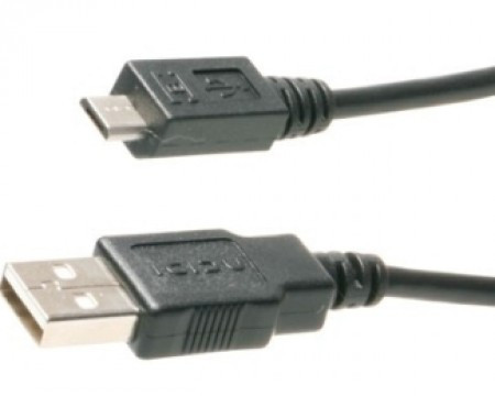 FAST ASIA Kabl USB A - USB Micro-B M/M 1m crni - Img 1