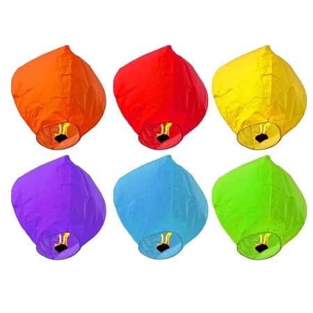 Festa sky lantern leteći balon miks boja ( 710082 )