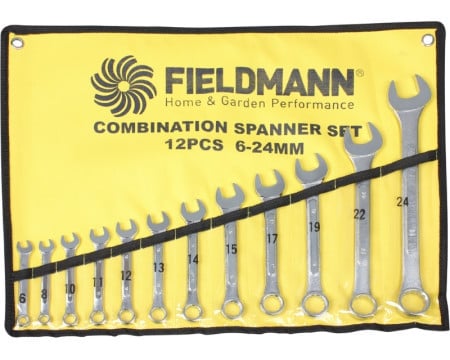 Fieldmann FDN 1010 Set ključeva viljuškasto-okasti 6-24mm (12kom)