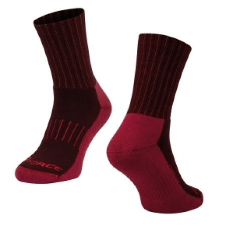 Force čarape arctic, crno-crvene l-xl/42-47(merino) ( 9009157 )