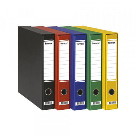 Fornax registrator A4 sa kutijom žuti uski ( 7296 ) - Img 1