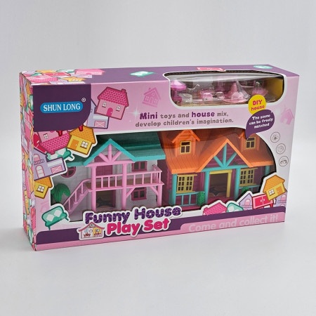 Funny house, lutka, set, vila, 4073217 ( 858425 )