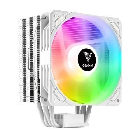 Gamdias Boreas E1-410WH RGB CPU Cooler (1700/2011/1151/1150/1155/1156/1200/AM4/AM3+/AM3/AM2+/AM2)