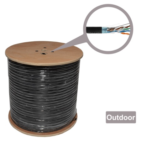 Gembird fpc-6260me-sol-out gembird ftp cat6 outdoor, solid 23awg, 0,57mm premium cca kotur pun presek 305m