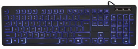 Gembird KB-UML3-02 LED multimedijalna tastatura sa pozadinskim osvetljenjem, US layout USB