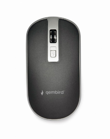 Gembird MUSW-4B-06-BS wireless optical mouse, black-silver - Img 1