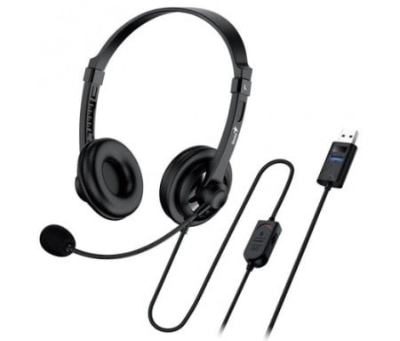 Genius HS-230U Black, USB-C, slusalice sa micr.-1