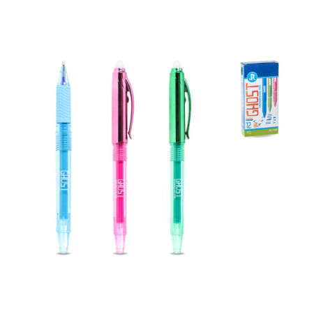 Ghost, izbrisiva gel olovka, metalik, plava, 0.7mm ( 131353 ) - Img 1