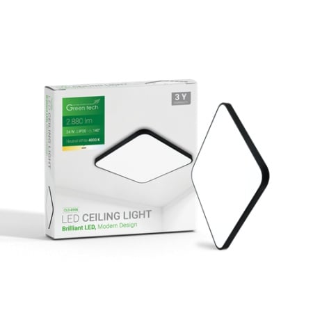 Green tech led plafonjera 24w 4000k precnik 33x33cm ( CLD-8906 )