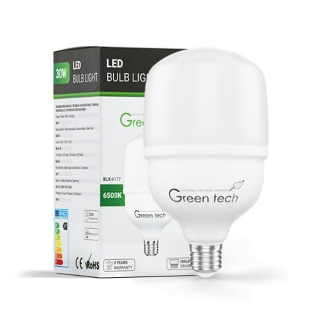 Green tech led sijalica e27 30w 6500k 2400lm t100 ip40 epistar chip ( BLX-6177 )