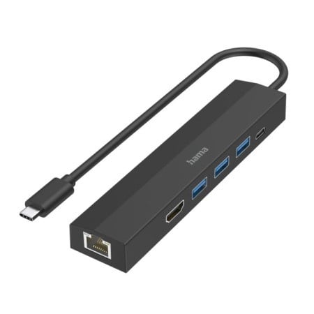 Hama 4047443505484 Usb-c hub, 6 portova, 3 x usb-a, usb-c, hdmi?, lan ( 200144 )