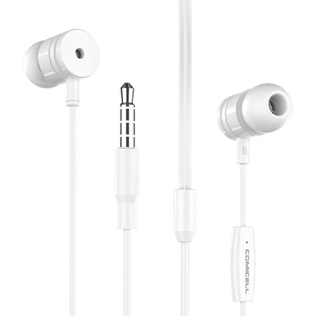 Handsfree slusalice comicell superior co-bm31 univerzalne 3.5 mm bele ( H504 )