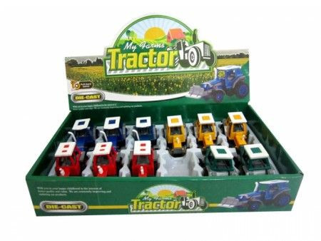 Hk Mini igračka traktor die cast, display 12 komada ( A013710 ) - Img 1