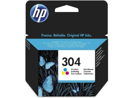 HP 304 Tri-color Original Ink Cartridge ( N9K05AE#ABE )