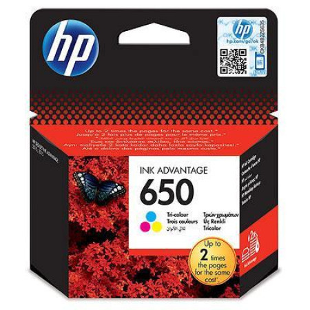 HP kertridž No.650 tri-colour (CZ102AE)