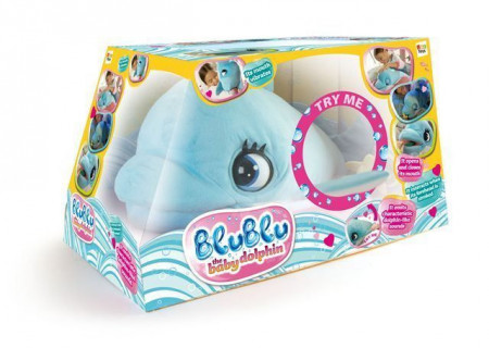 IMC Toys Blu Blu beba delfin pliš 60cm ( 0125084 ) - Img 1