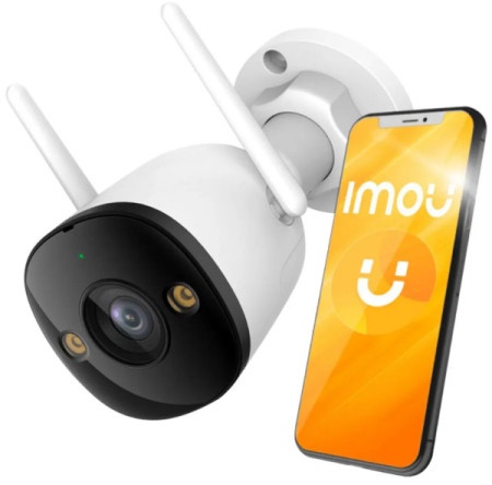 Imou ipc-s3ep-3m0we ai ip wifi 3mp bullet kamera, bullet 3, imou sense, ic + beli led 30m, 2.8mm