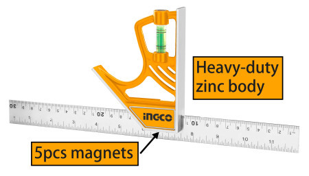 Ingco ugaonik sa magnetom 300x25mm ( HSR530255 )
