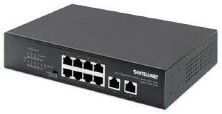 Intellinet Switch 8-Port neupravljiv gigabit ethernet PoE ( 0001266799 )  - Img 1