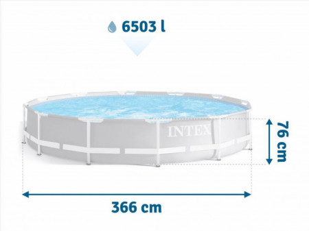Intex Prism Frame Porodični bazen sa metalnom konstrukcijom 366x76 cm ( 26710 )