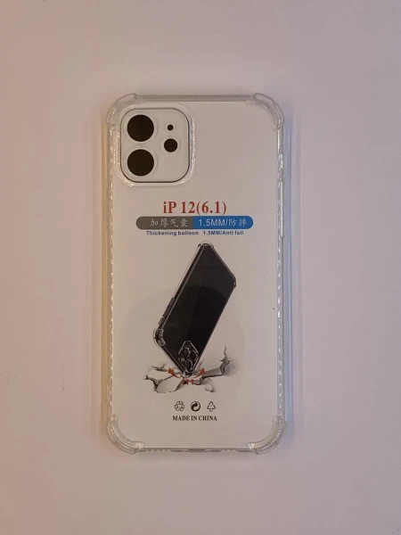 iPhone 12 transparent maska sa ojačanim ivicama ( 96102 )